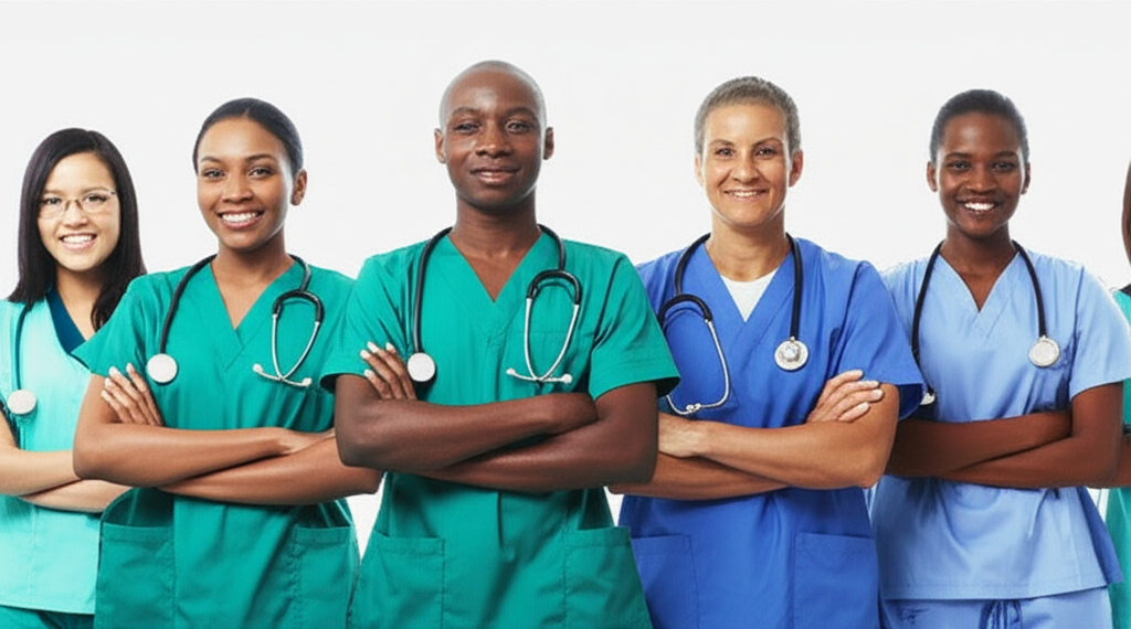 Profesionales de la salud en capacitación